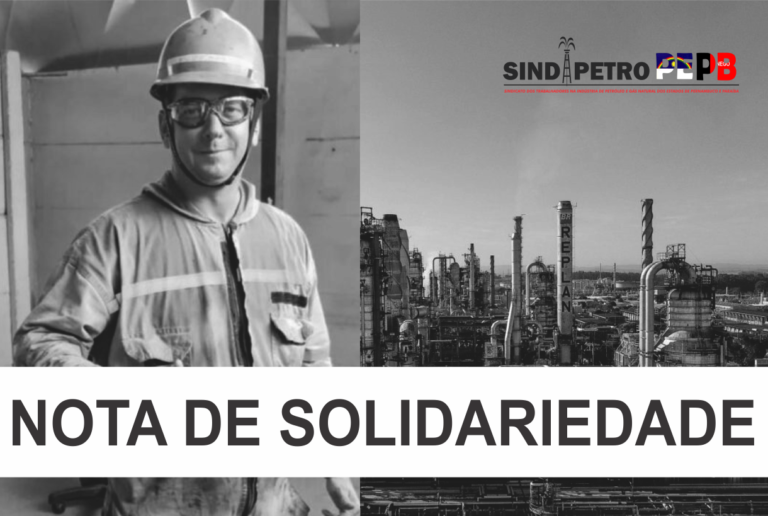 Nota de solidariedade Sindipetro PE/PB