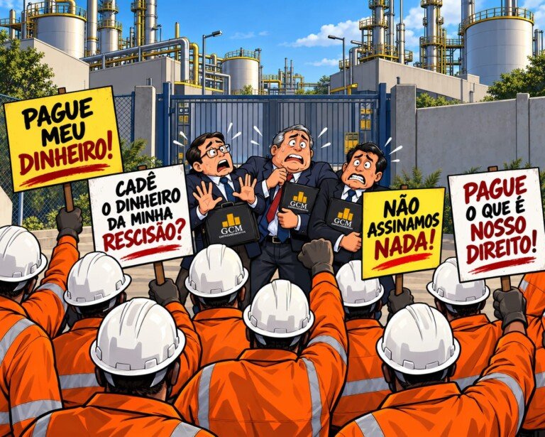 Terceirizada da Refinaria Abreu e Lima obriga trabalhadores a abrir mão de direitos trabalhistas